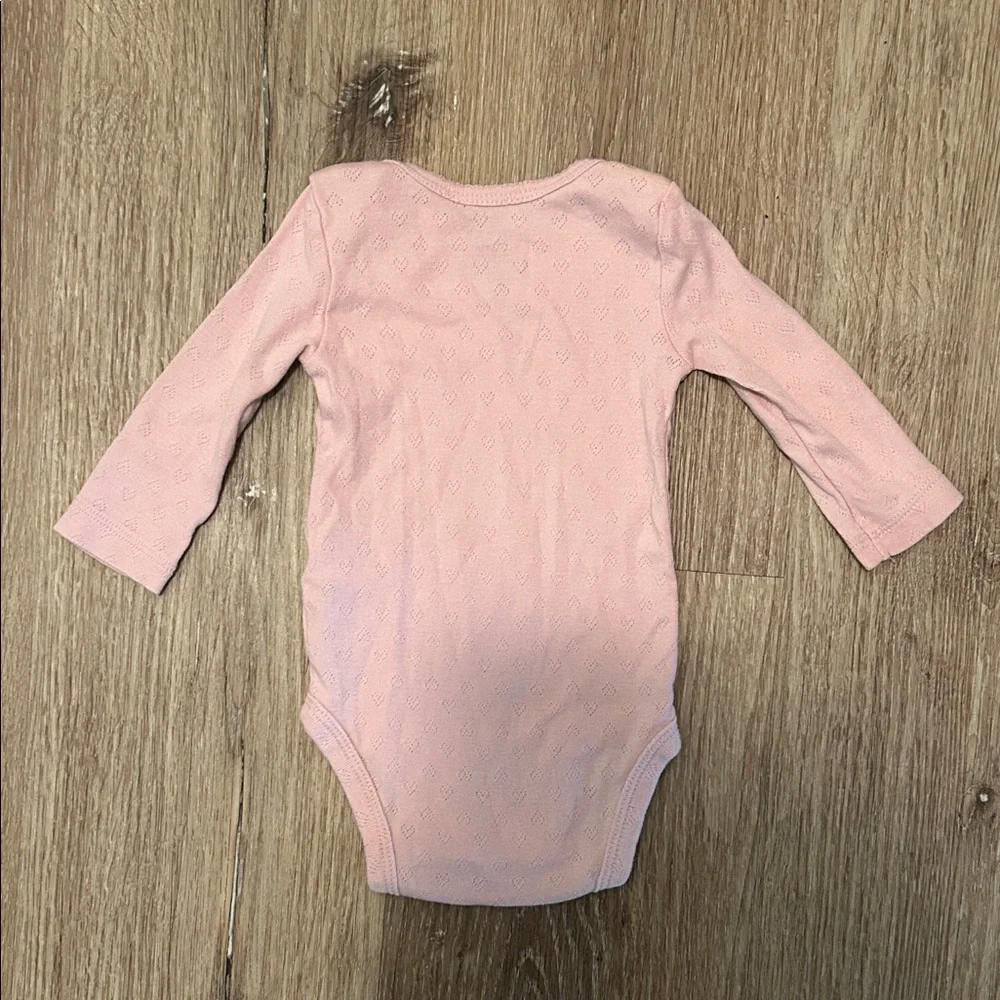 Carter's Soft Pink Long Sleeve Bodysuit